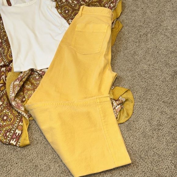 Gap High Rise Wide Leg Cropped Jeans - Picture 8 of 9